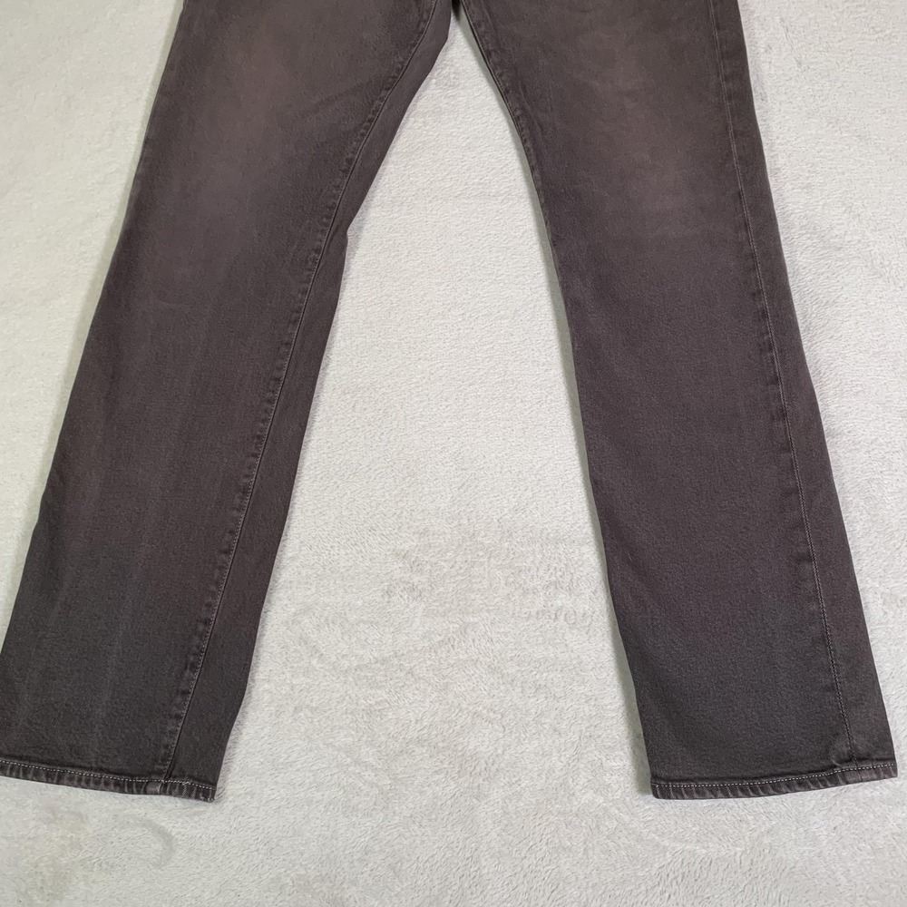AG Adriano Goldschmied Matchbox Jeans Mens 36x34 Brown Slim Straight Stretch - Picture 3 of 16